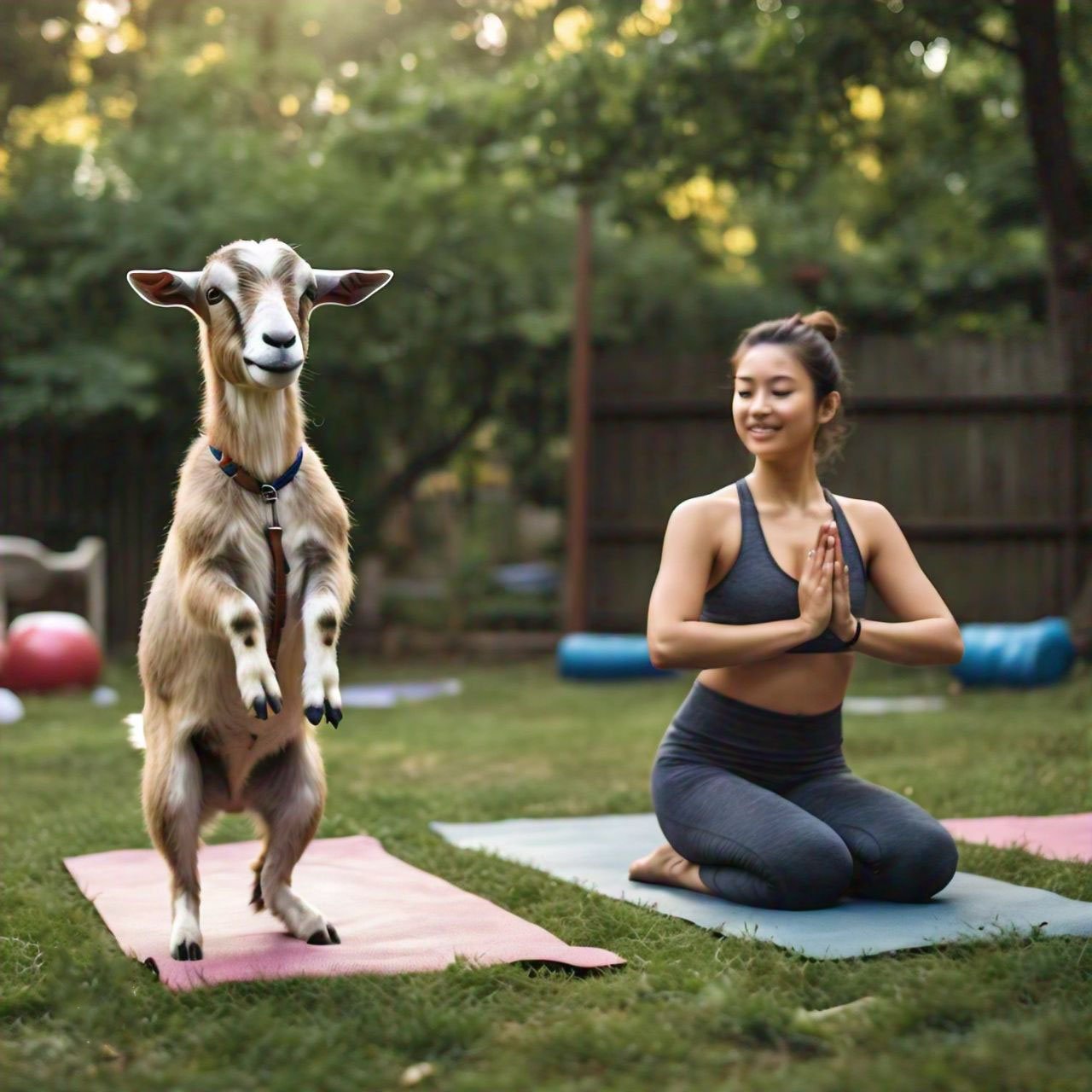 Goat Yoga Mats for Beginners