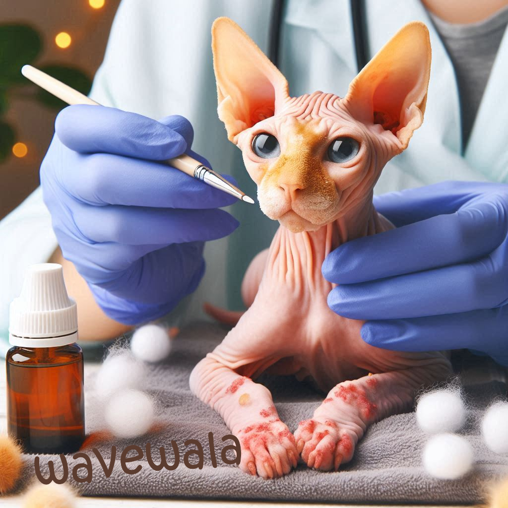 Treating Hairless Cat Acne